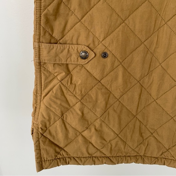Filson Tan Quilted Full Zip Vest Size M - Picture 4 of 9